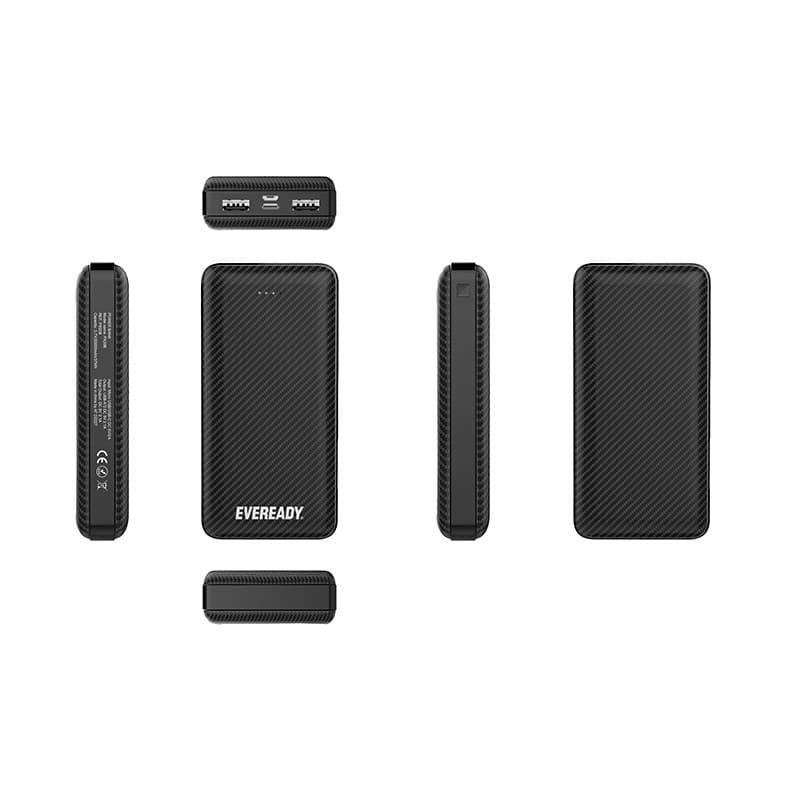 Eveready PX20B - Powerbank 20000 mAh 2x USB-A (Black) - 9