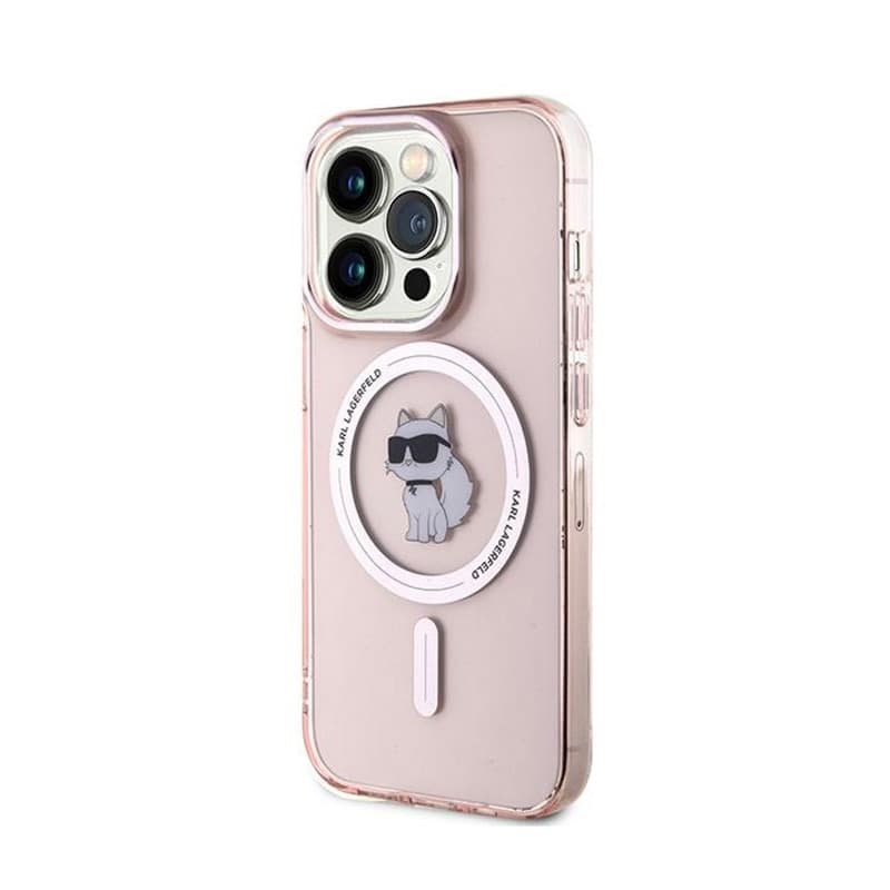 Karl Lagerfeld IML Choupette MagSafe - Case for iPhone 14 Pro Max (Pink) - 2