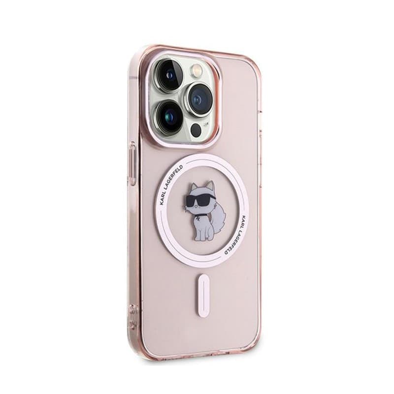 Karl Lagerfeld IML Choupette MagSafe - Case for iPhone 14 Pro Max (Pink) - 12