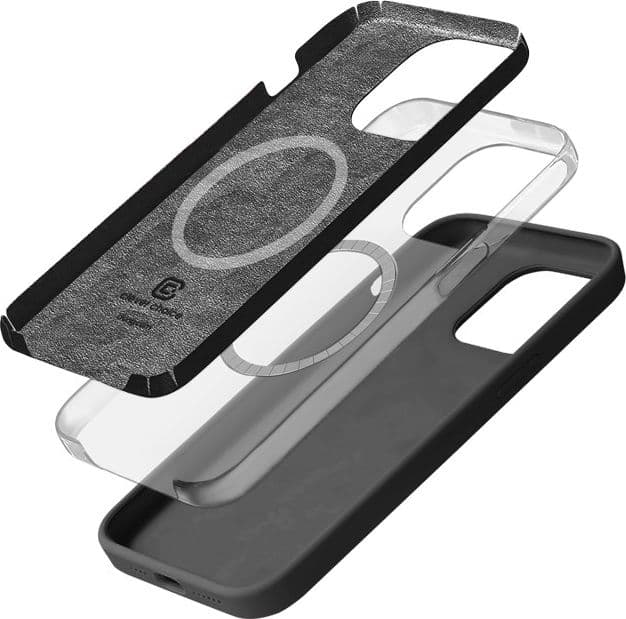 Crong Color Cover Magnetic - Custodia MagSafe per iPhone 15 Pro Max (Titanio) - 3