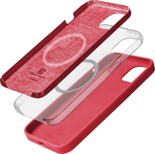 Crong Color Cover Magnetic - Custodia MagSafe per iPhone 15 Plus (Rosa) - 3