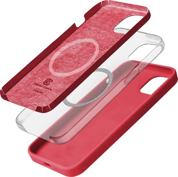 Crong Color Cover Magnetic - Custodia MagSafe per iPhone 15 Plus (Rosa) - 9