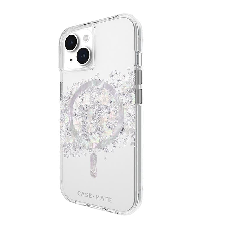 Case-Mate Karat MagSafe - Case for iPhone 15 / iPhone 14 / iPhone 13 decorated with mother of pearl (A Touch of Pearl) - 13