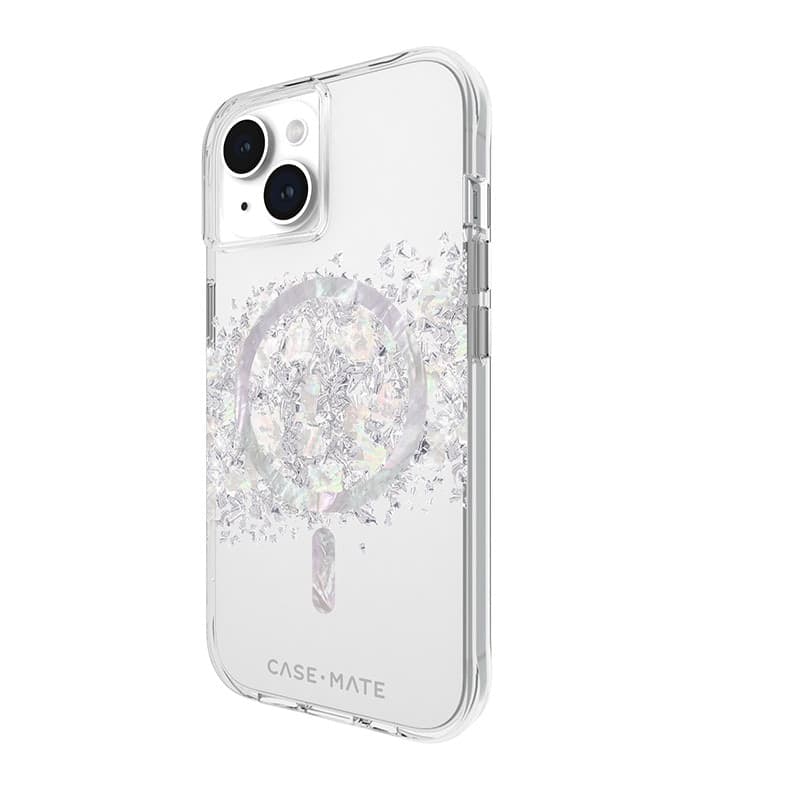 Case-Mate Karat MagSafe - Case for iPhone 15 / iPhone 14 / iPhone 13 decorated with mother of pearl (A Touch of Pearl) - 3