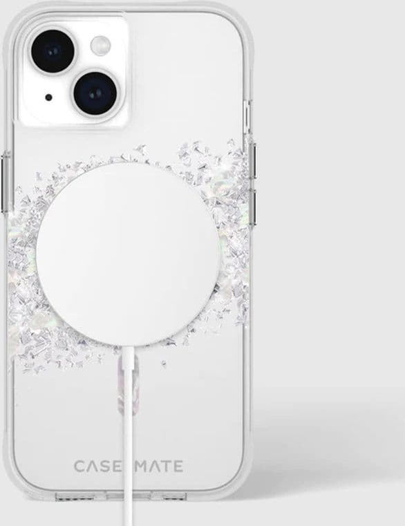 Case-Mate Karat MagSafe - Case for iPhone 15 / iPhone 14 / iPhone 13 decorated with mother of pearl (A Touch of Pearl) - 9