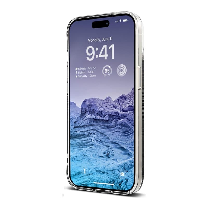 Crong Crystal Slim Cover - Custodia per iPhone 15 Plus (trasparente) - 2