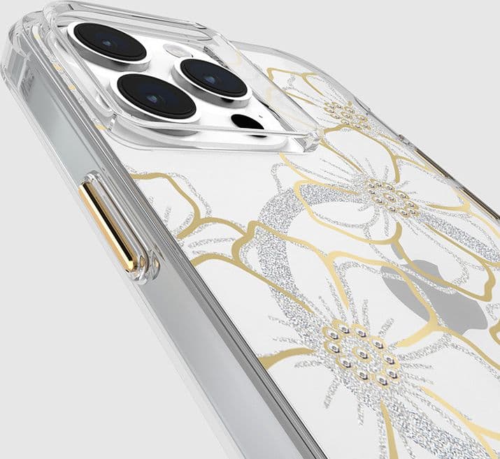 Case-Mate Floral Gems MagSafe - iPhone 15 Pro Max Case (Gold) - 7