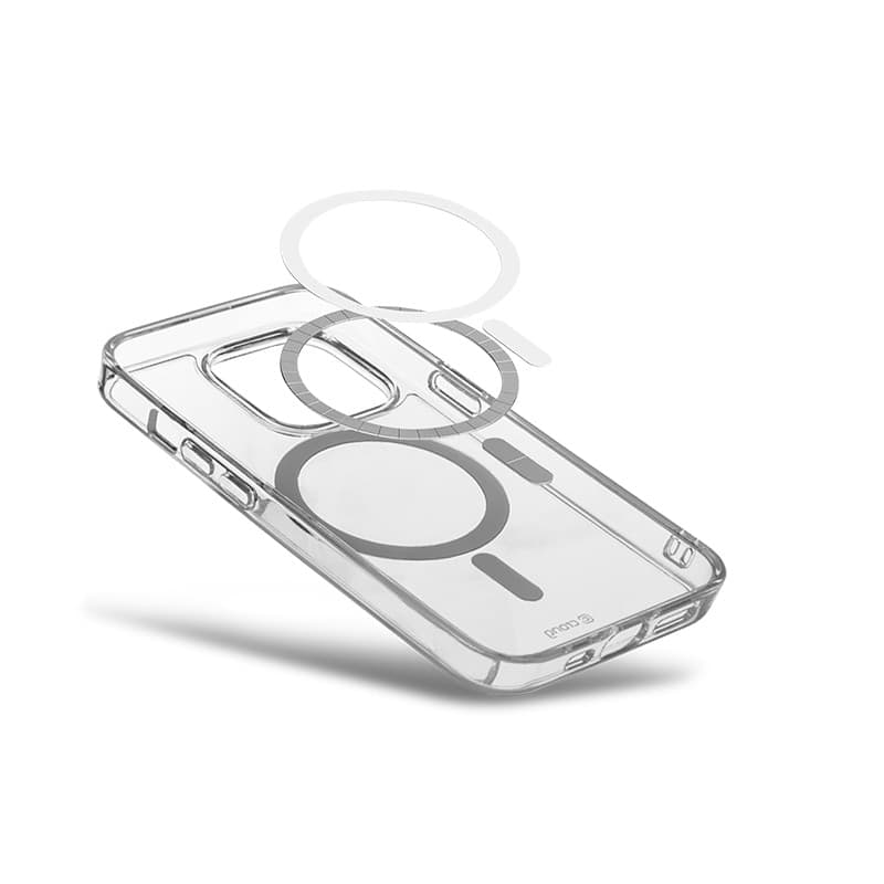 Crong Clear MAG Cover - Custodia MagSafe per iPhone 15 Pro (trasparente) - 7