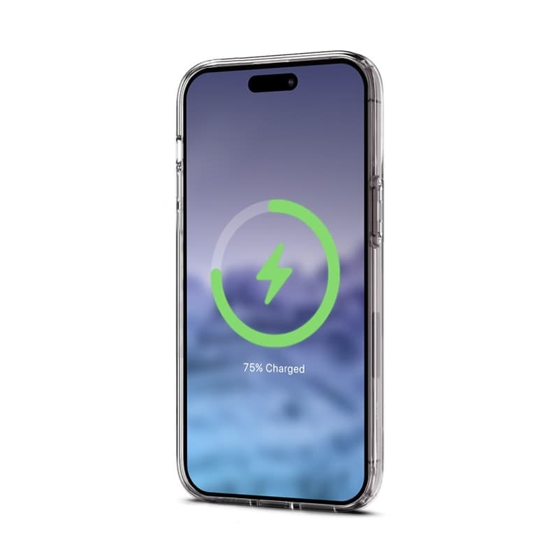 Crong Clear MAG Cover - Custodia MagSafe per iPhone 15 Pro (trasparente) - 10