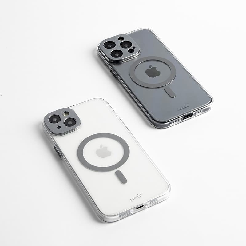 Moshi iGlaze MagSafe - Case for iPhone 15 Plus (Meteorite Gray) - 6
