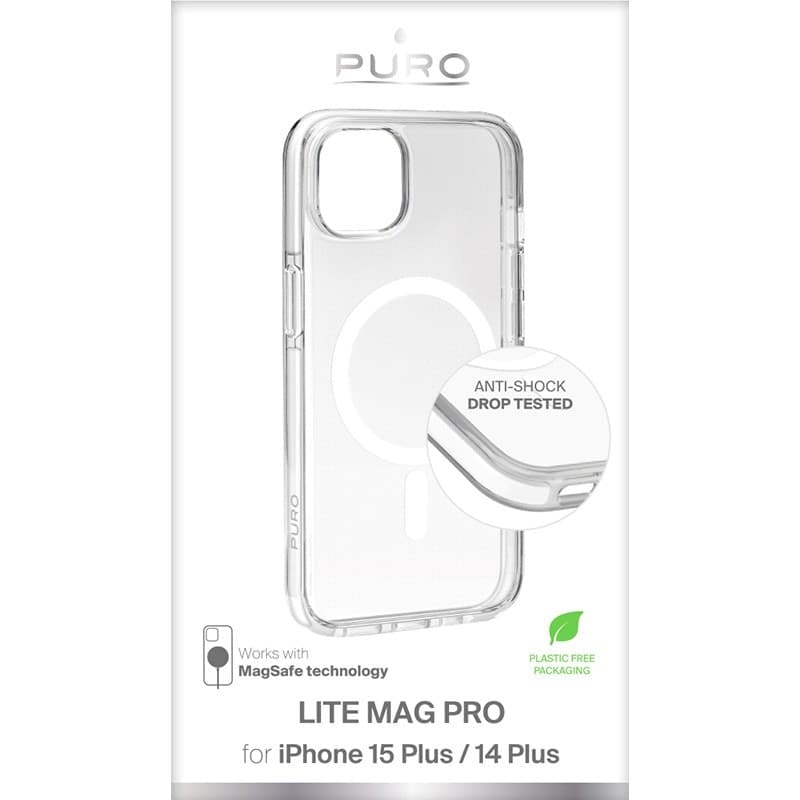 PURO LITEMAG PRO - Case for iPhone 15 Plus MagSafe (Transparent) - 8