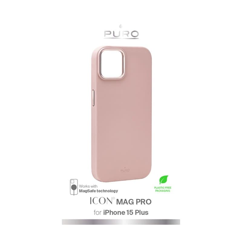 PURO ICON MAG PRO - Case for iPhone 15 Plus MagSafe (Rose) - 6