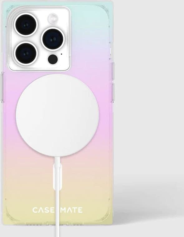 Case-Mate BLOX MagSafe - iPhone 15 Pro Case (Rainbow Frosting) - 11