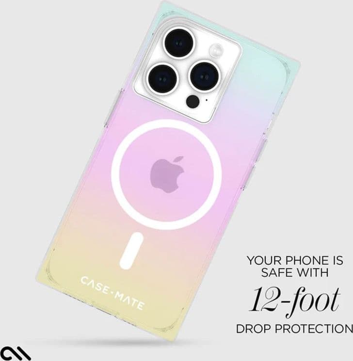Case-Mate BLOX MagSafe - iPhone 15 Pro Case (Rainbow Frosting) - 13