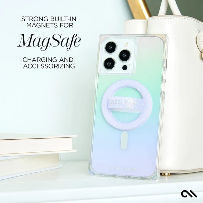 Case-Mate BLOX MagSafe - iPhone 15 Pro Case (Rainbow Frosting) - 6