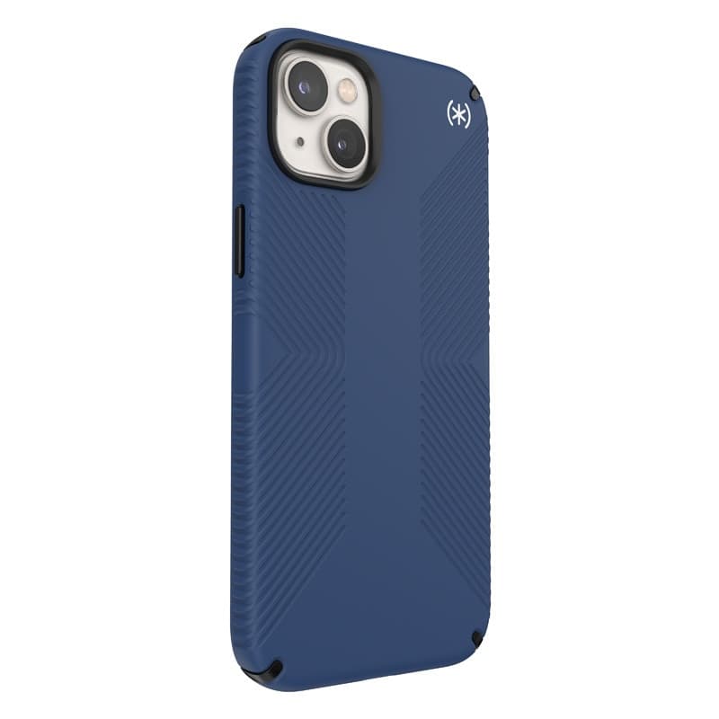 Speck Presidio2 Grip Magsafe - Custodia per iPhone 15 Plus / iPhone 14 Plus (blu costiero / nero / bianco) - 4