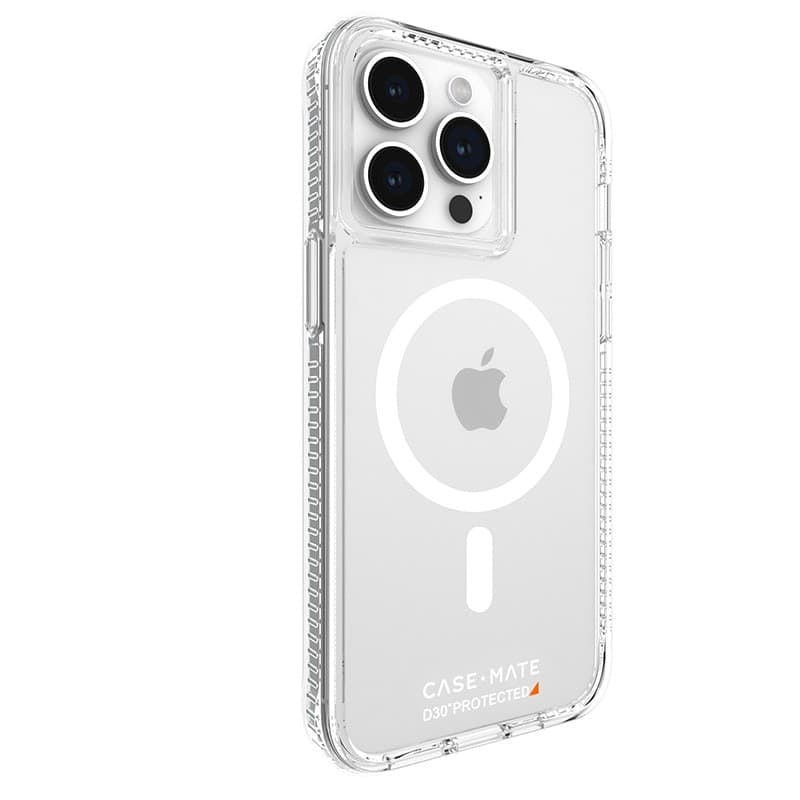 Case-Mate Ultra Tough plus D3O MagSafe - iPhone 15 Pro Max Case (Clear) - 12