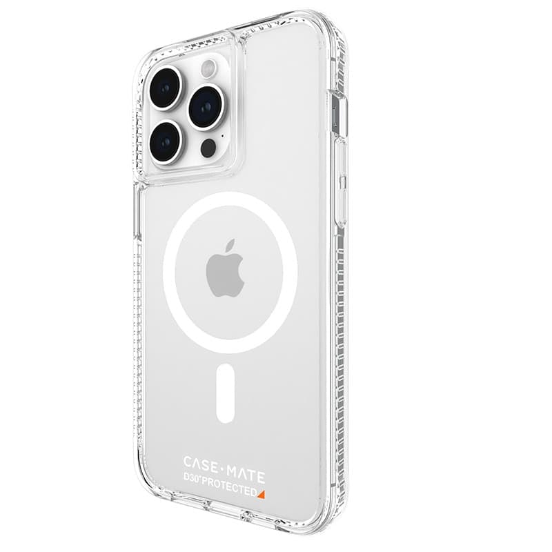 Case-Mate Ultra Tough plus D3O MagSafe - iPhone 15 Pro Max Case (Clear) - 3