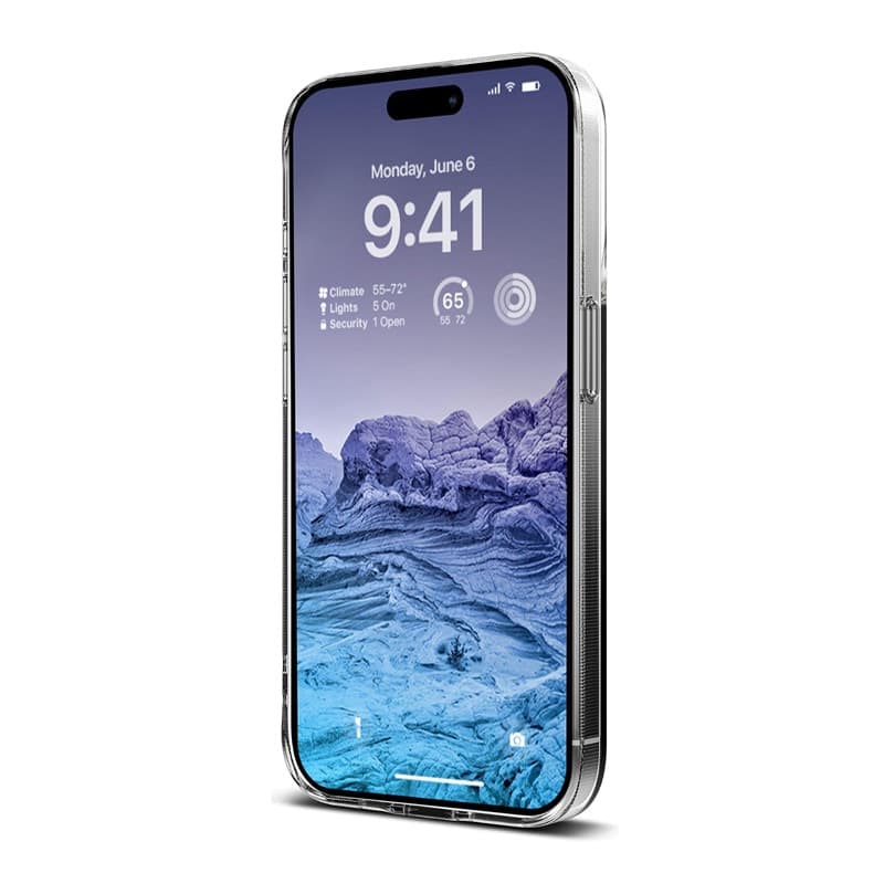 Crong Crystal Slim Cover - Custodia per iPhone 15 Pro Max (trasparente) - 2