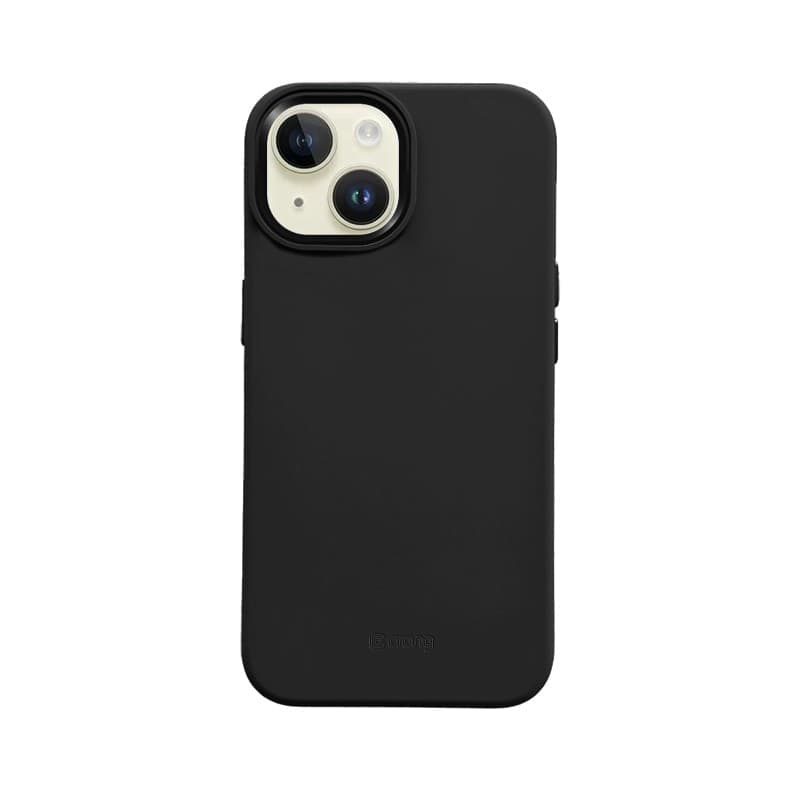 Crong Color Cover LUX Magnetic - Custodia MagSafe per iPhone 15 Plus (Nero) - 17