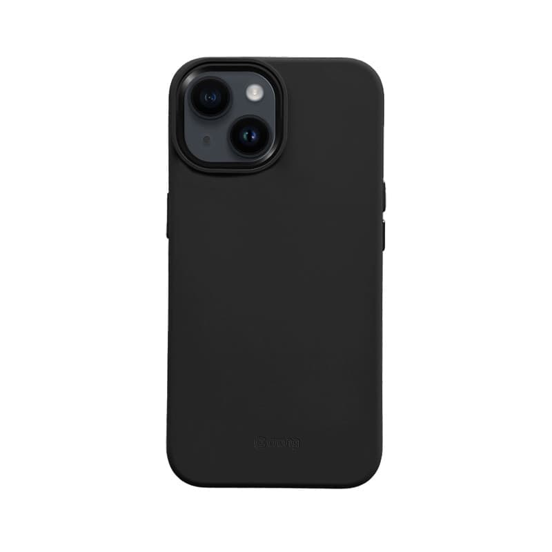 Crong Color Cover LUX Magnetic - Custodia MagSafe per iPhone 15 Plus (Nero) - 5