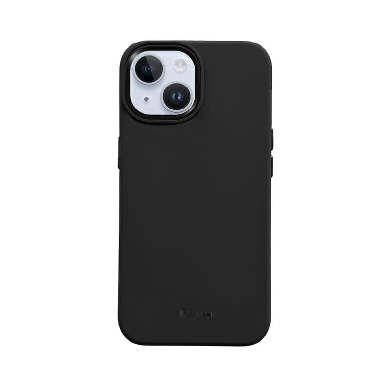 Crong Color Cover LUX Magnetic - Custodia MagSafe per iPhone 15 Plus (Nero) - 6
