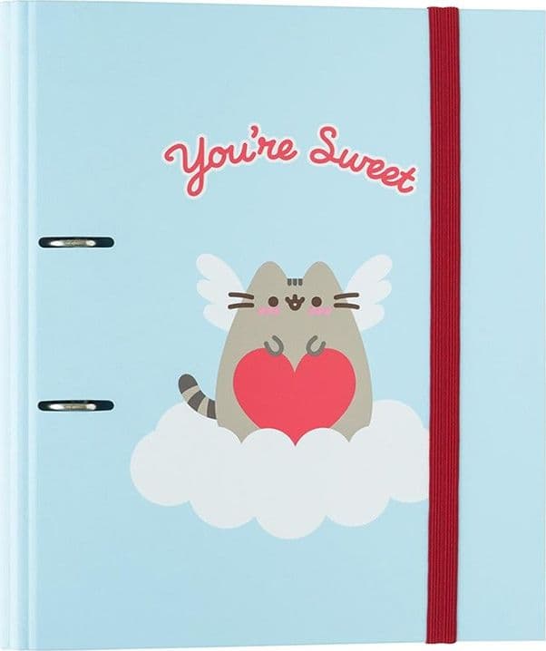 Pusheen - Raccoglitore A4 della collezione Purrfect Love (2 anelli, elastico) - 8