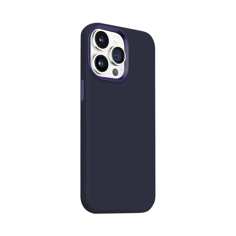 Crong Color Cover LUX Magnetic - Custodia MagSafe per iPhone 15 Pro Max (blu navy) - 4