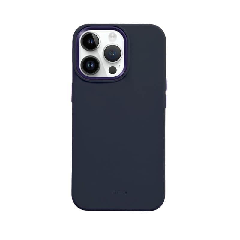 Crong Color Cover LUX Magnetic - Custodia MagSafe per iPhone 15 Pro Max (blu navy) - 5
