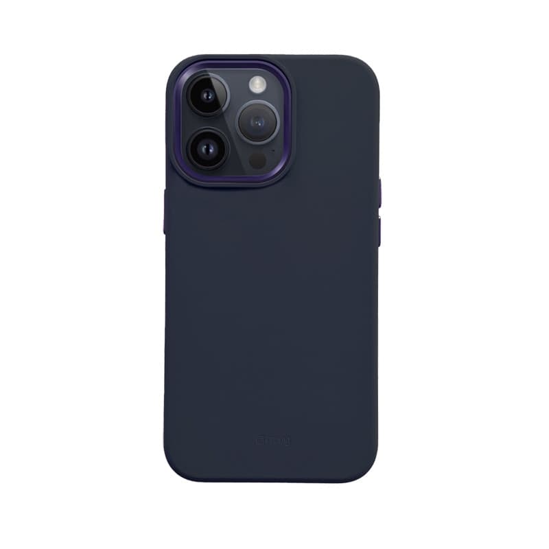 Crong Color Cover LUX Magnetic - Custodia MagSafe per iPhone 15 Pro Max (blu navy) - 6