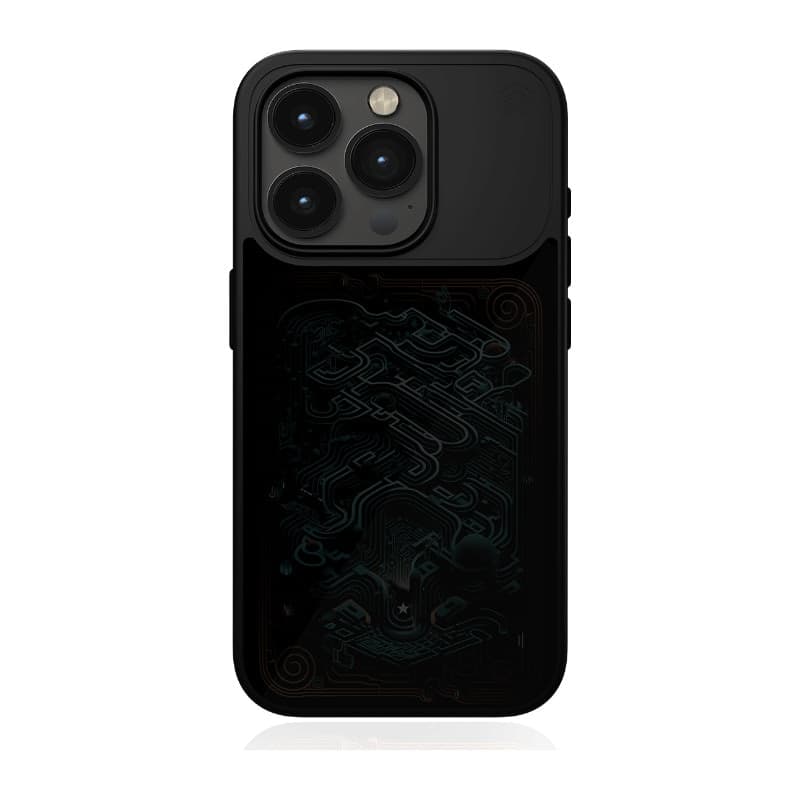 STM Reveal Warm MagSafe - Case for iPhone 15 (Black Realm) - 2