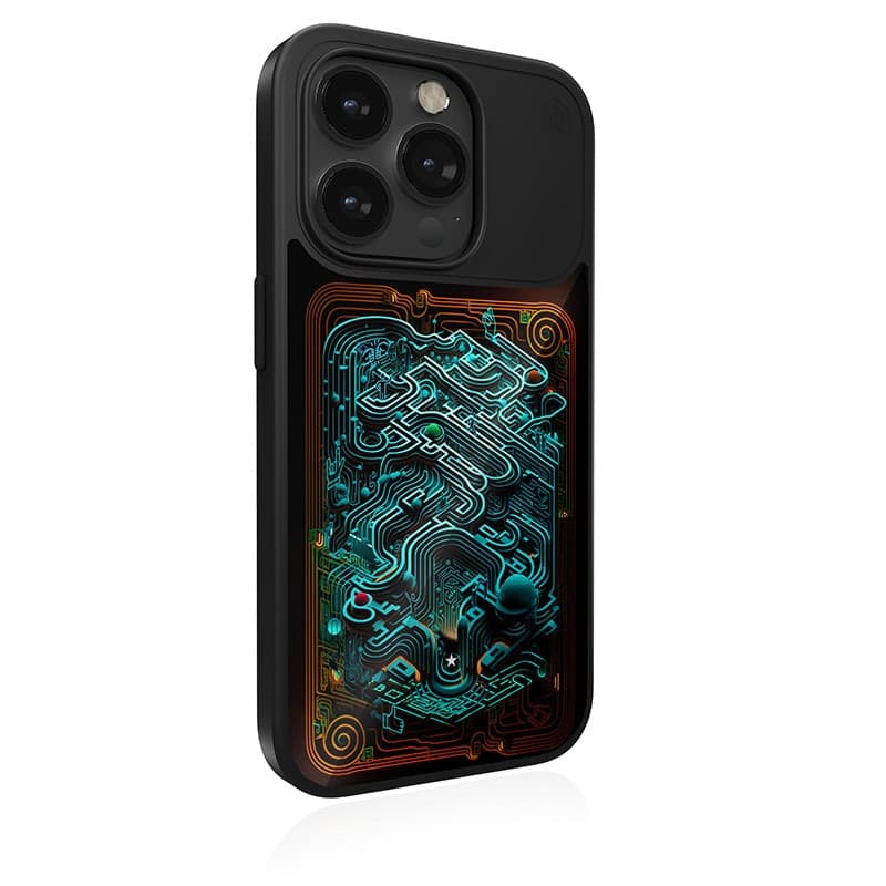 STM Reveal Warm MagSafe - Case for iPhone 15 (Black Realm) - 9