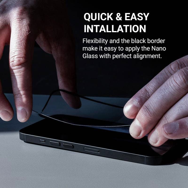Crong Nano Glass - Vetro ibrido infrangibile per iPhone 16 Plus / iPhone 15 Plus - 5