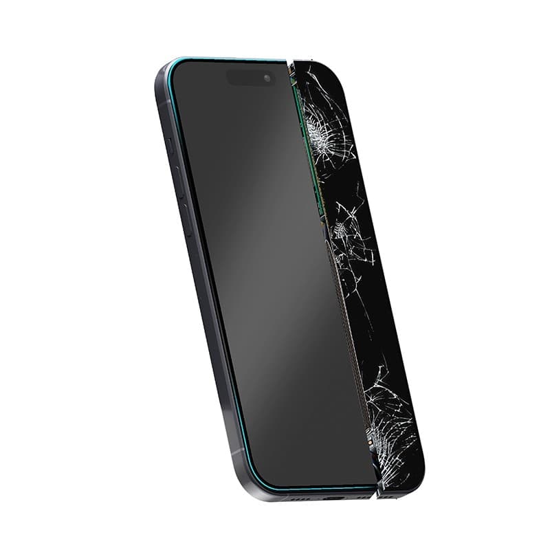 Crong Nano Glass - Vetro ibrido infrangibile per iPhone 16 Plus / iPhone 15 Plus - 6