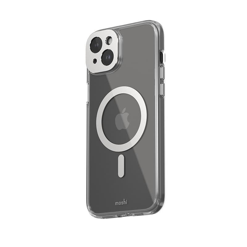 Moshi iGlaze MagSafe - Case for iPhone 15 Plus (Luna Silver) - 7