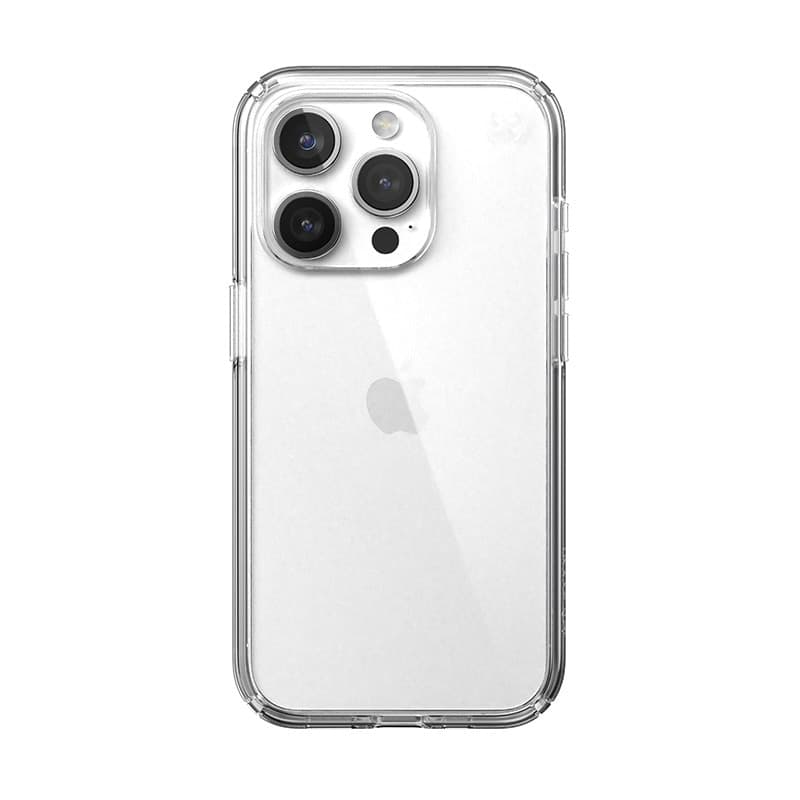 Speck Presidio Perfect-Clear - Custodia per iPhone 15 Pro (trasparente) - 5