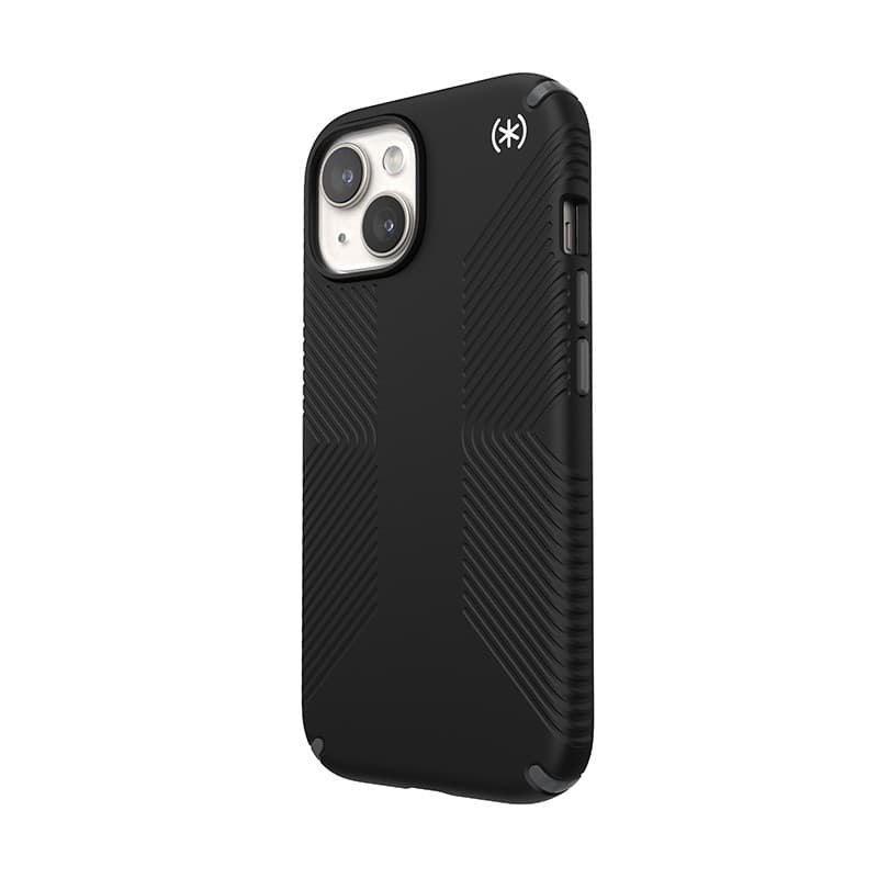 Speck Presidio2 Grip Magsafe - Custodia per iPhone 16e / iPhone 15 / iPhone 14 / iPhone 13 (Nero / Grigio ardesia / Bianco) - 12