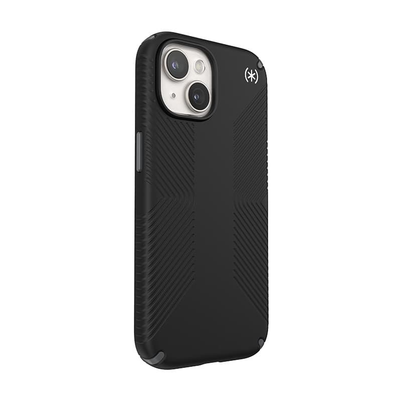 Speck Presidio2 Grip Magsafe - Custodia per iPhone 16e / iPhone 15 / iPhone 14 / iPhone 13 (Nero / Grigio ardesia / Bianco) - 3