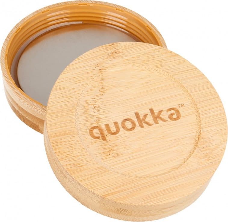 Quokka Deli Food Jar - Contenitore per alimenti in vetro / Lunchbox 820 ml (effetto legno) - 6
