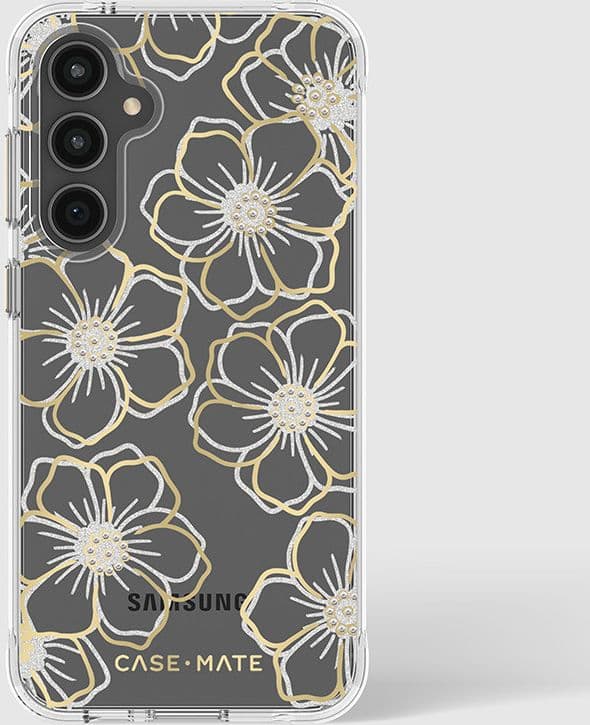 Case-Mate Floral Gems - Case for Samsung Galaxy S23 FE 5G (Gold) - 7