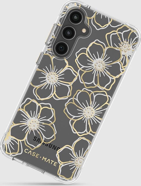 Case-Mate Floral Gems - Case for Samsung Galaxy S23 FE 5G (Gold) - 8