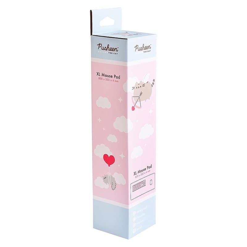 Pusheen - Tappetino da gioco/scrivania XXL della collezione Purrfect Love (80 x 35 cm) - 7