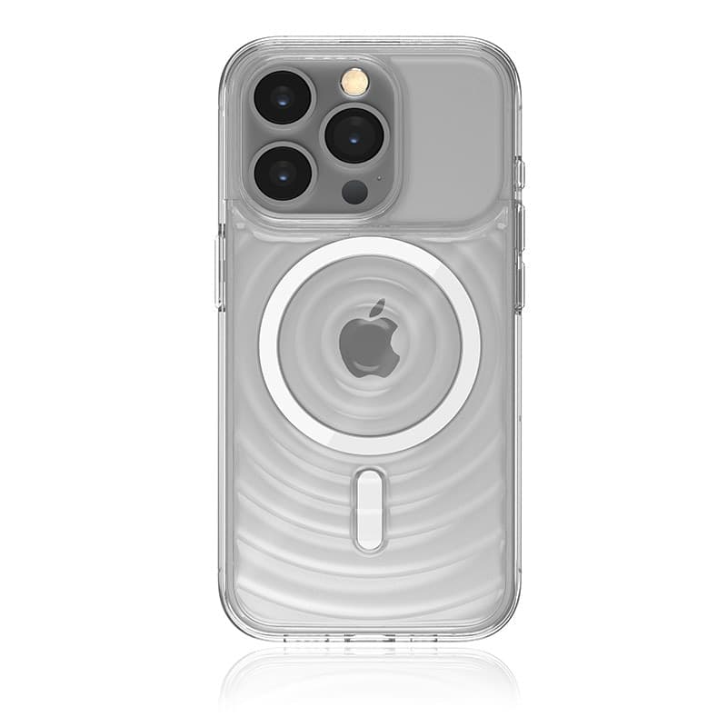 STM Reawaken Ripple MagSafe - Case for iPhone 15 Pro (Clear) - 2