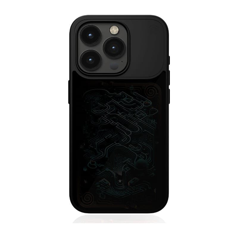 STM Reveal Warm MagSafe - Case for iPhone 15 Pro Max (Black Realm) - 12