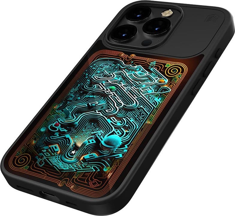 STM Reveal Warm MagSafe - Case for iPhone 15 Pro Max (Black Realm) - 18