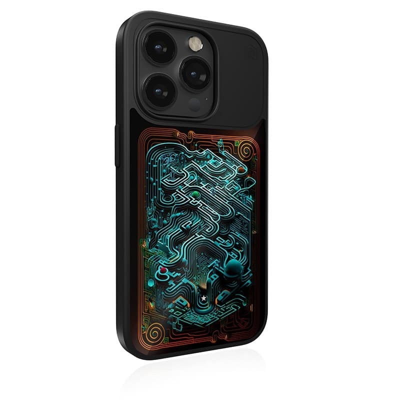 STM Reveal Warm MagSafe - Case for iPhone 15 Pro Max (Black Realm) - 19