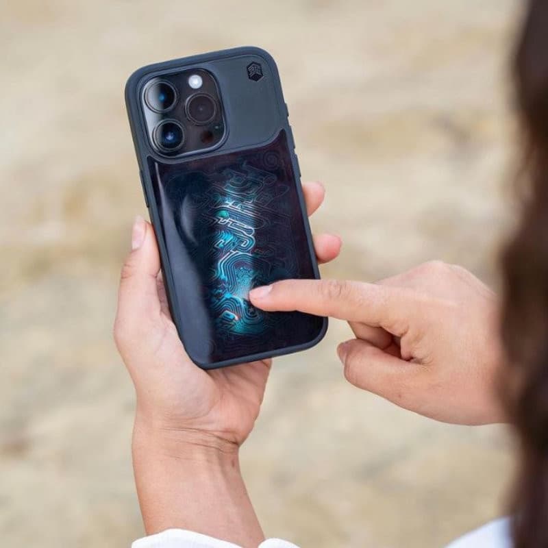 STM Reveal Warm MagSafe - Case for iPhone 15 Pro Max (Black Realm) - 3