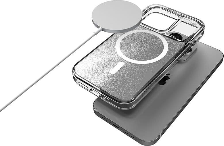 STM Relax Sand MagSafe - Case for iPhone 15 (Clear / White) - 17