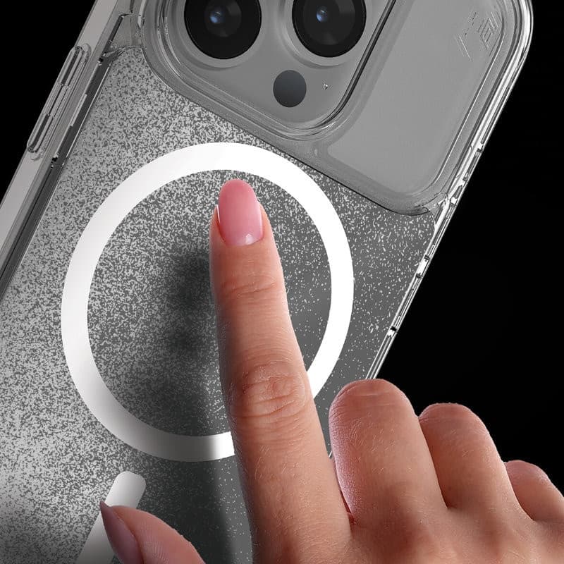 STM Relax Sand MagSafe - Case for iPhone 15 (Clear / White) - 9