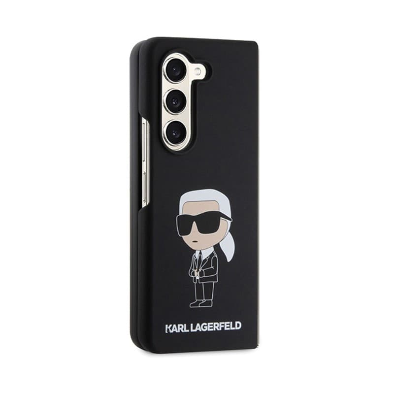 Karl Lagerfeld Silicone Ikonik - Samsung Z Fold 5 Case (black) - 12